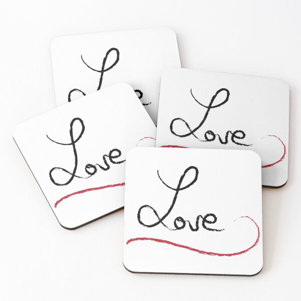 Item preview, LOVE tshirt artistic love charcoal designed and sold by Catcrea.