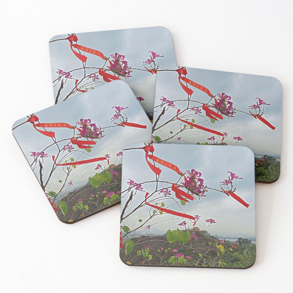 Item preview, Red Ribbons in Park in China designed and sold by Linda Walsh.