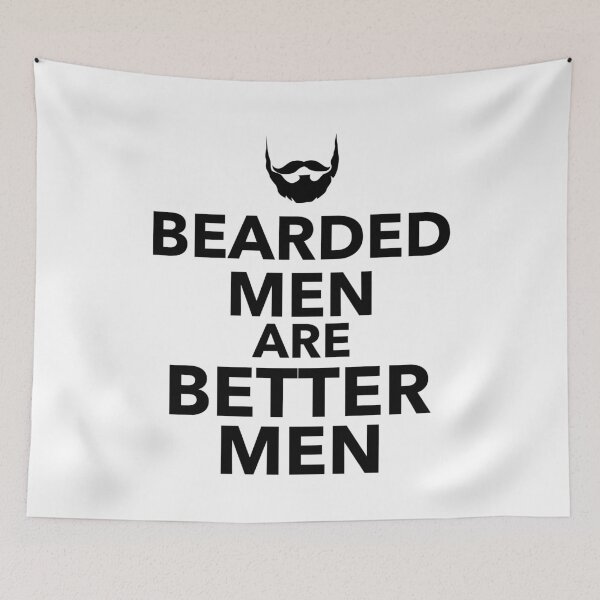Item preview, Bearded Men Are Better Men designed and sold by SerenaBliss.
