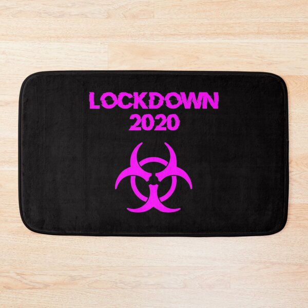 Item preview, Lockdown 2020 Biohazard Symbol (Pink) designed and sold by DafyddEm.