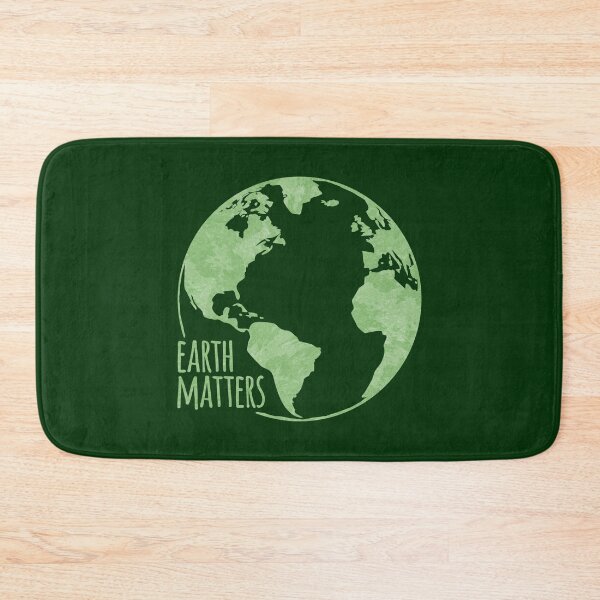 Item preview, Earth Matters - Earth Day - Grunge Green Outline - Green BG 01 designed and sold by serenaking.