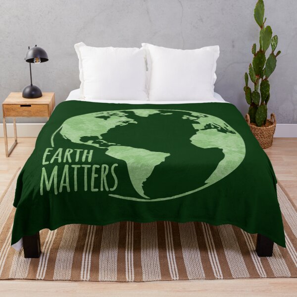 Item preview, Earth Matters - Earth Day - Grunge Green Outline - Green BG 01 designed and sold by serenaking.
