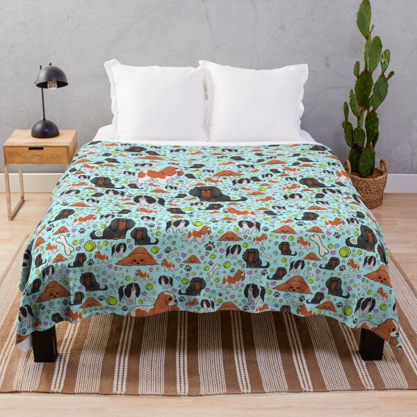 Item preview, Spaniels in Blue designed and sold by Nemki.