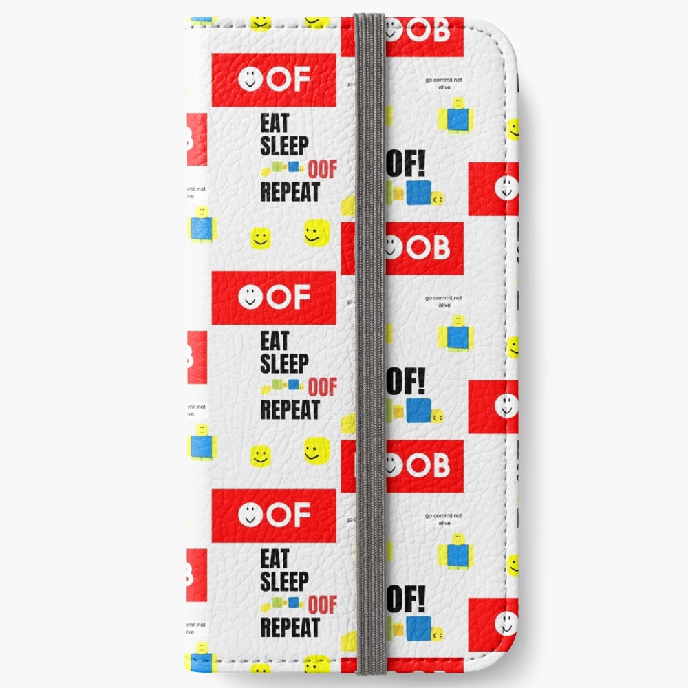 Roblox Oof Noobs Memes Sticker Pack Iphone Wallet By Smoothnoob Redbubble - roblox meme sticker pack sticker