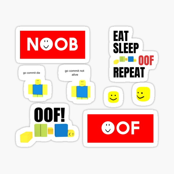 Roblox Memes Stickers Redbubble - roblox decals memes