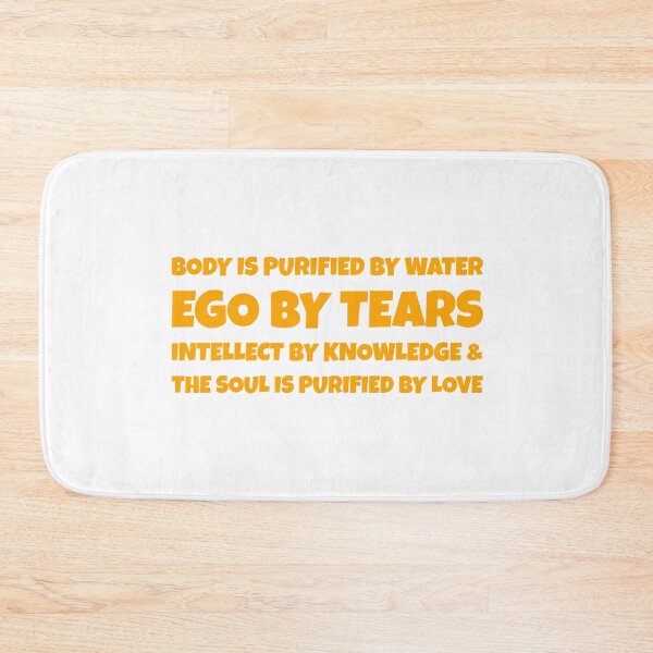 Item preview, The Body is Purified By Water & The Soul Is Purified By Love designed and sold by greenchimp.