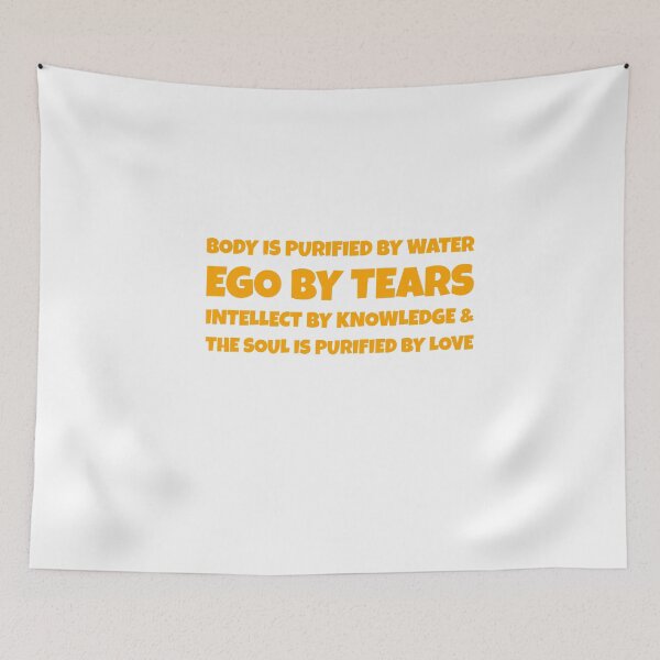 Item preview, The Body is Purified By Water & The Soul Is Purified By Love designed and sold by greenchimp.