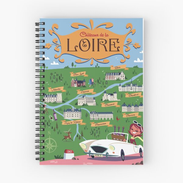 Item preview, Chateaux de la Loire poster designed and sold by GAGodel.