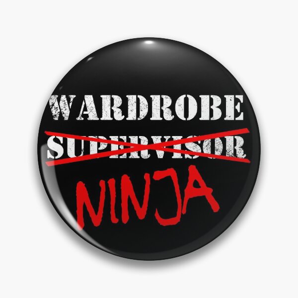 Item preview, Wardrobe Supervisor Ninja Theatre Job Title. Backstage Crew designed and sold by JukeLox.