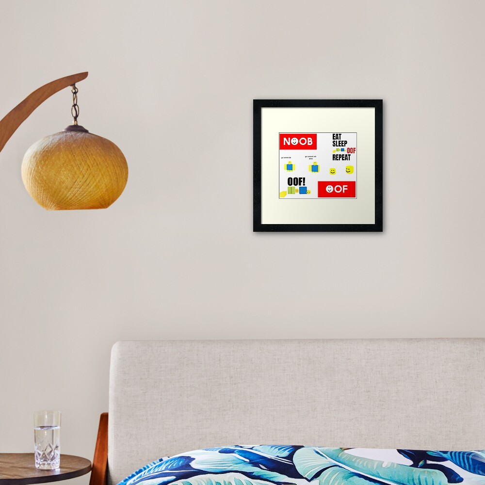 Roblox Oof Noobs Memes Sticker Pack Framed Art Print By Smoothnoob Redbubble - roblox oof noobs memes sticker pack photographic print by smoothnoob redbubble
