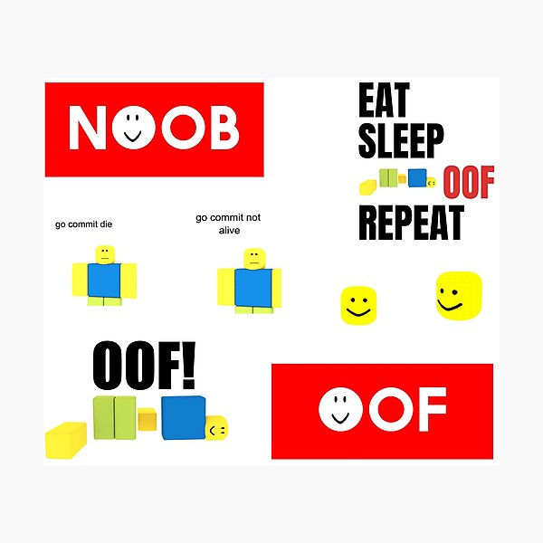 Roblox Kids Wall Art Redbubble - funny roblox art board prints redbubble