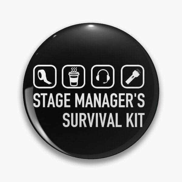 Item preview, Stage Manager Definition With Funny Survival Kit Symbols designed and sold by JukeLox.