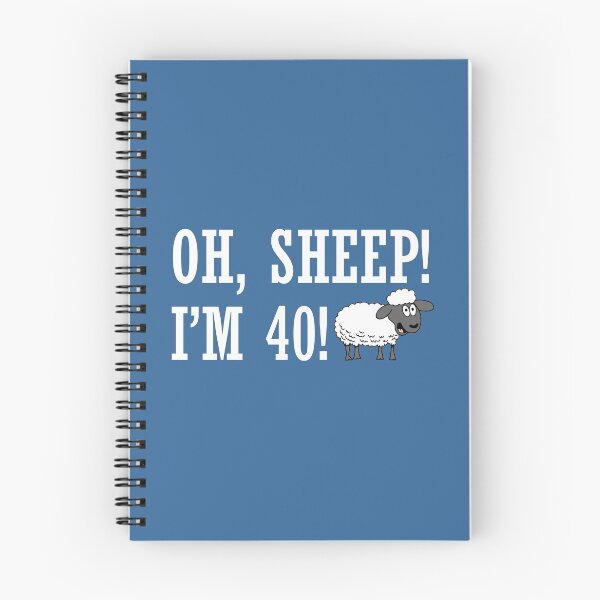 Item preview, Oh Sheep I'm 40 Cartoon Ewe designed and sold by jaycartoonist.