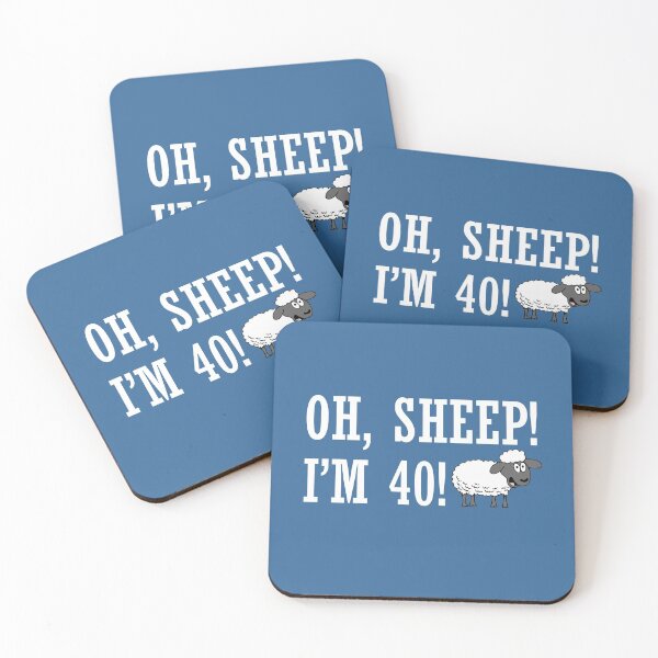 Item preview, Oh Sheep I'm 40 Cartoon Ewe designed and sold by jaycartoonist.