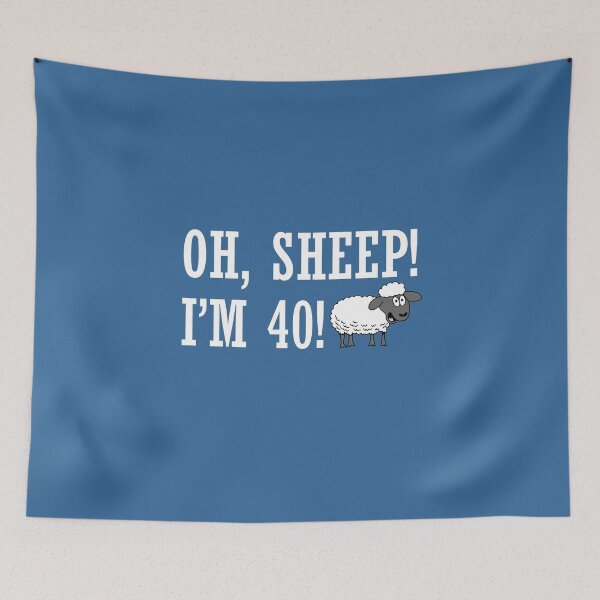 Item preview, Oh Sheep I'm 40 Cartoon Ewe designed and sold by jaycartoonist.