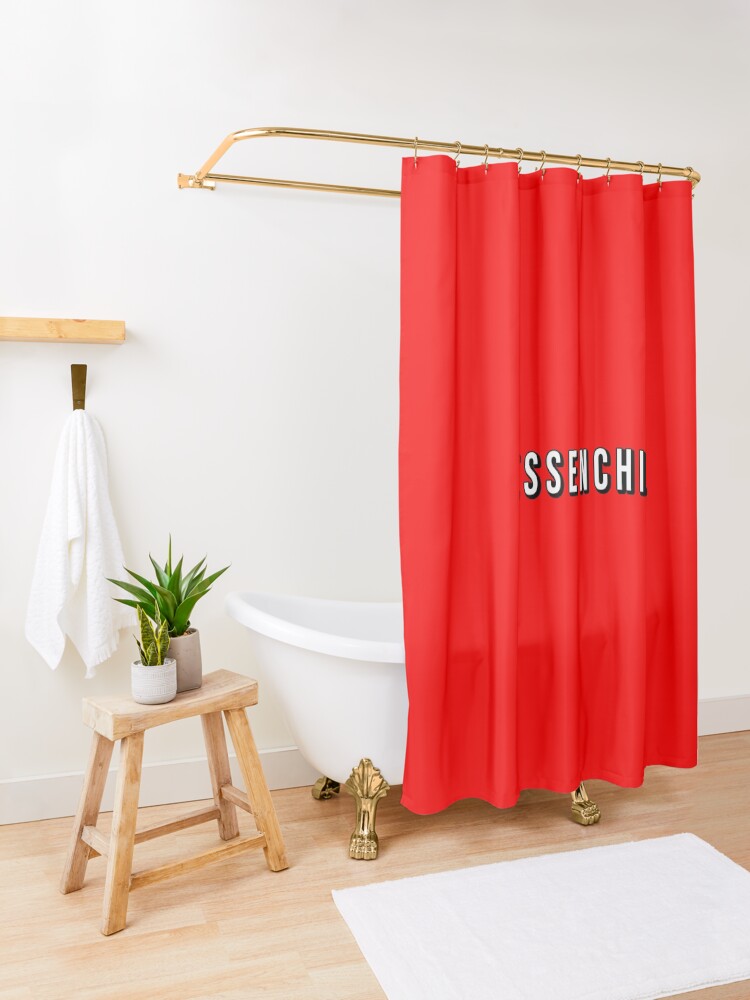 Alternate view of Funny Essential Meme Themed Art for Essential and Non Essential Employees and Businesses Shower Curtain