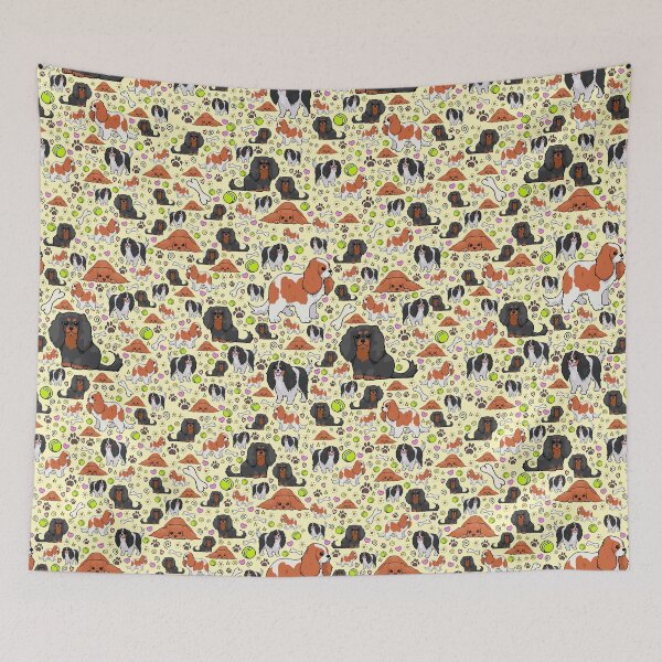 Item preview, Spaniels in Yellow designed and sold by Nemki.