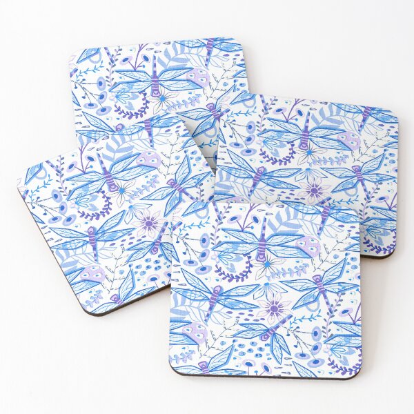 Item preview, Dragonfly Blues & Purples designed and sold by TigaTiga.