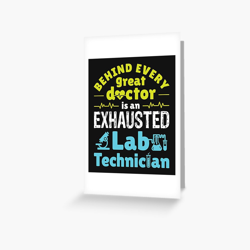 Laboratory Technician - Snarky Definition Greeting Card – Because