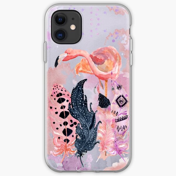 Bohemian Flamingo – Miss Abigail iPhone Soft Case
