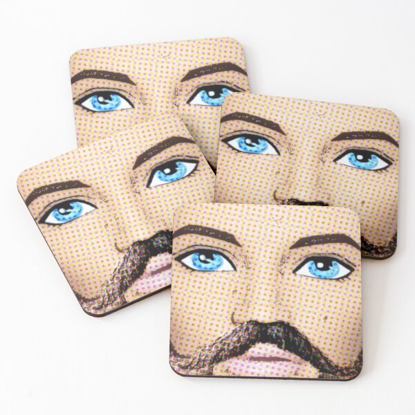 Item preview, Those Blue Eyes Though! Cool Pop Art/Doll Art! Queer Art! designed and sold by loveplasticpam.