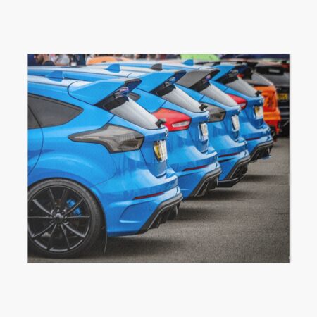 FORD FOCUS RS MK 1 MOUSEMAT LIMITED EDITION CLASSIC DESIGN PERSONALISE WITH  REG