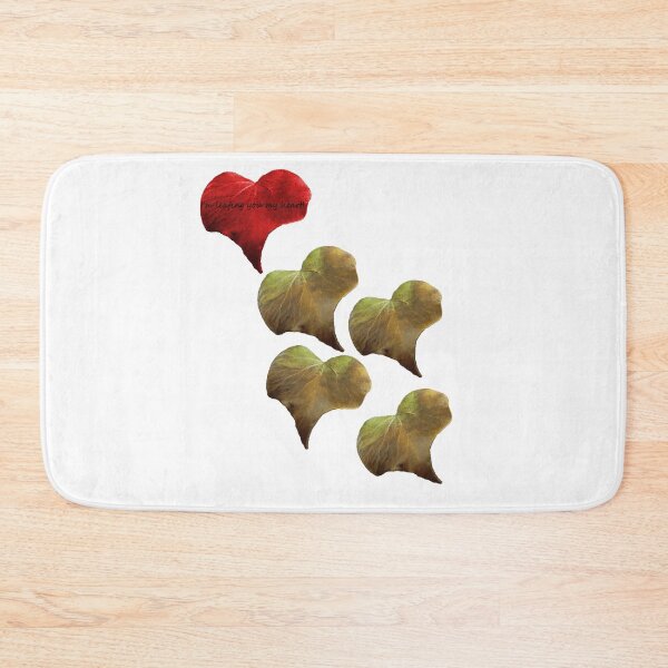 Item preview, Im leafing you my heart motif designed and sold by derbyshireduck.