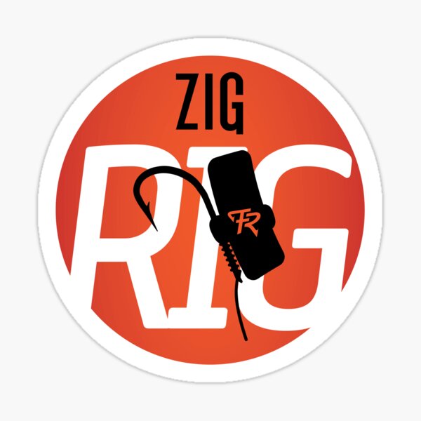 Zig rig, carp fishing Sticker