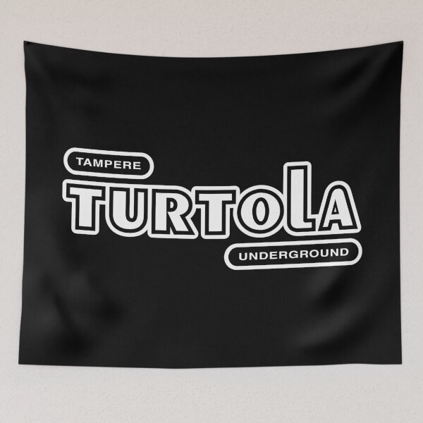 Item preview, Tampere Turtola Underground (valkoinen teksti) designed and sold by futurytmi.