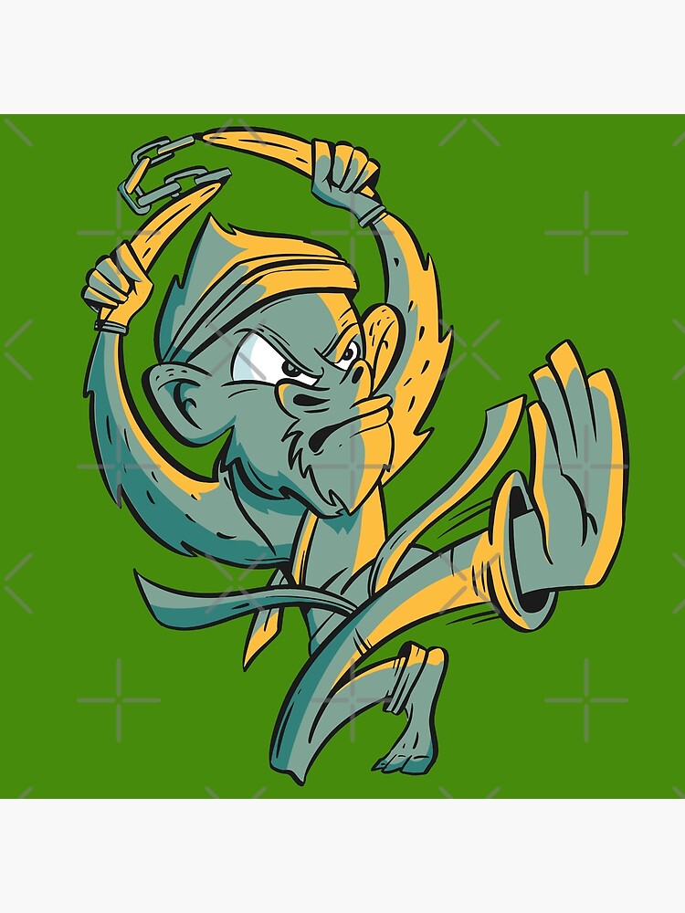 "KARATE MONKEY" Poster for Sale by iBruster Redbubble