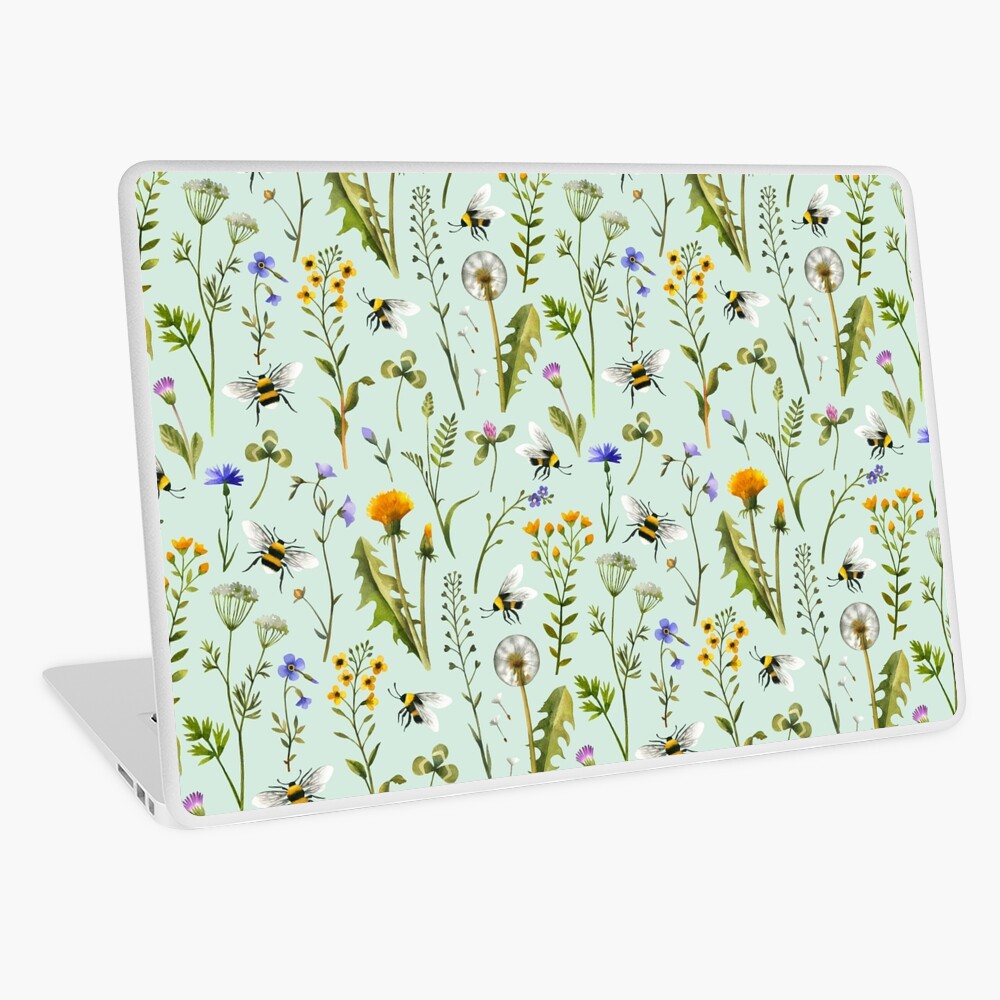 Aperçu de l'œuvre Skin adhésive d'ordinateur créée et vendue par MirabellePrint.