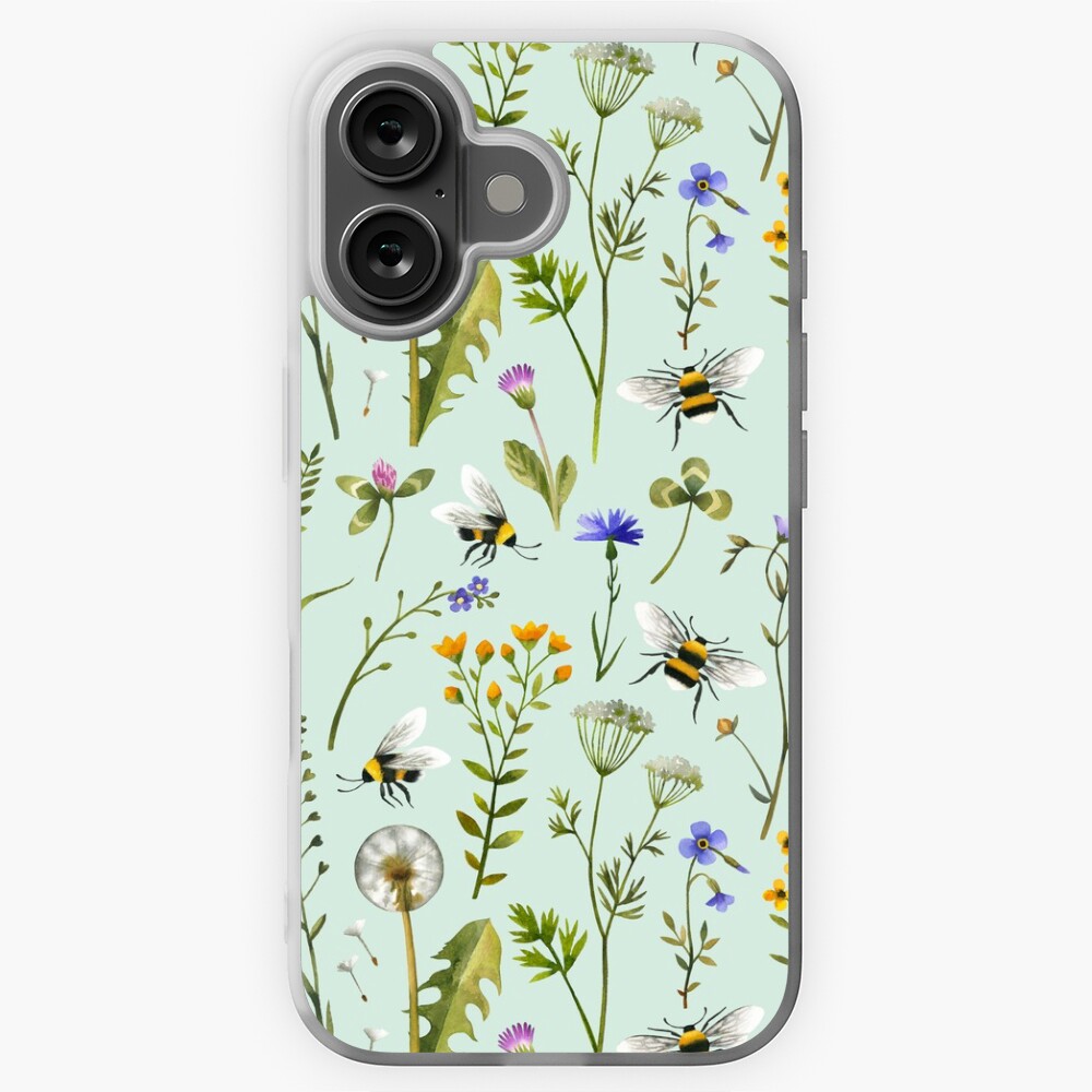 Aperçu de l'œuvre Coque souple iPhone créée et vendue par MirabellePrint.