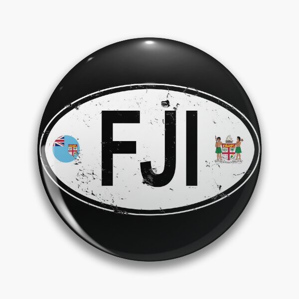 Item preview, Fiji Oval Country Code Decal designed and sold by rogue-design.