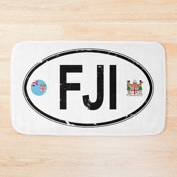 Item preview, Fiji Oval Country Code Decal designed and sold by rogue-design.