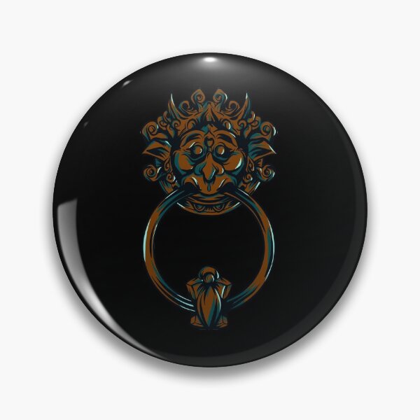 Item preview, labyrinth door knocker designed and sold by wetchickenlip.