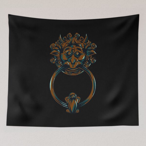 Item preview, labyrinth door knocker designed and sold by wetchickenlip.