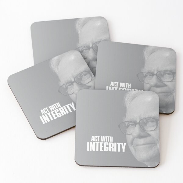 Item preview, Warren Buffett Motivational Quote Poster - Charcoal designed and sold by Lawrence May.