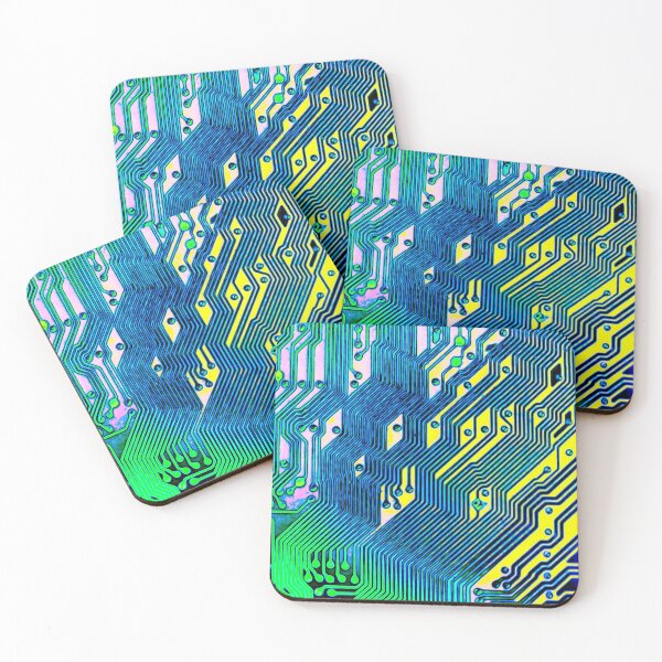 Item preview, Psychedelic Computer Circuit Board designed and sold by GrudleBay.