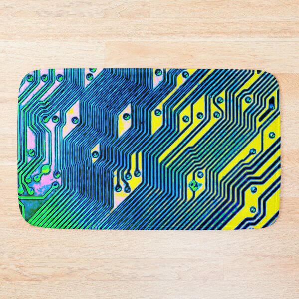 Item preview, Psychedelic Computer Circuit Board designed and sold by GrudleBay.