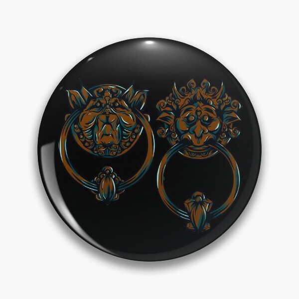 Item preview, labyrinth door knockers designed and sold by wetchickenlip.