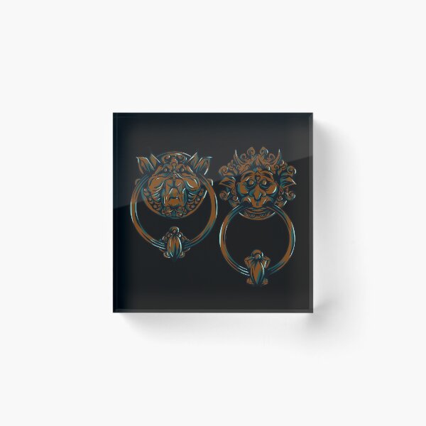 Item preview, labyrinth door knockers designed and sold by wetchickenlip.