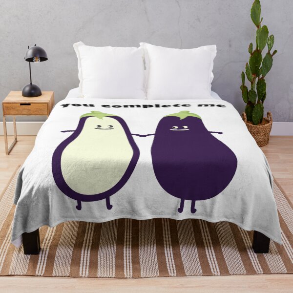Item preview, funny eggplant couple designed and sold by spontania.