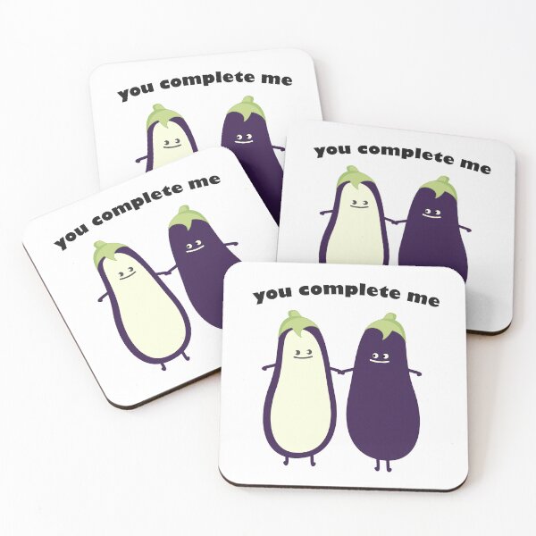Item preview, funny eggplant couple designed and sold by spontania.