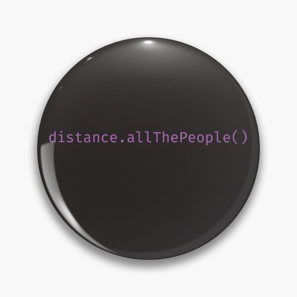 Item preview, Social Distancing Code Function - Purple designed and sold by VickiLanger.