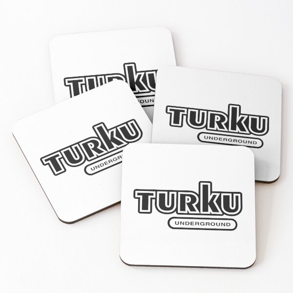 Item preview, Turku Underground (musta teksti) designed and sold by futurytmi.