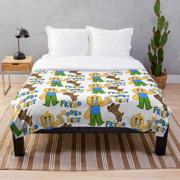 Roblox For Boy Throw Blankets Redbubble - buy roblox where s the noob book online at low prices in india