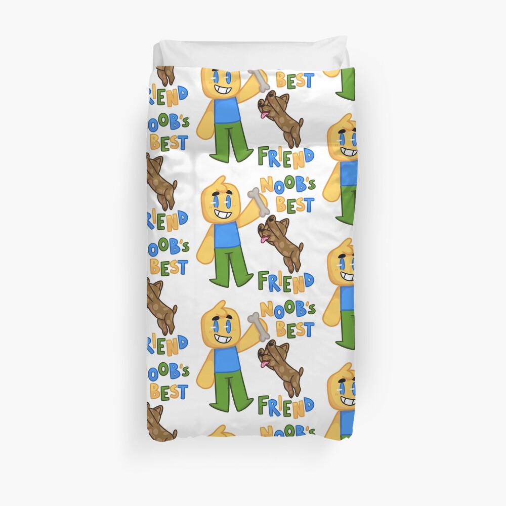 Funda Nordica Roblox Noob Con Camiseta Inspirada En Perro Roblox De Smoothnoob Redbubble - kaboom roblox inspirado personaje blocky animado noob camiseta lienzo