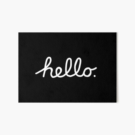 Hello Apple Art Board Print