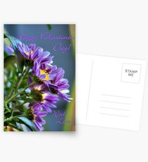 Happy Valentine's Day With Love Postcards