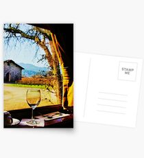 View From the Wine Train Postcards